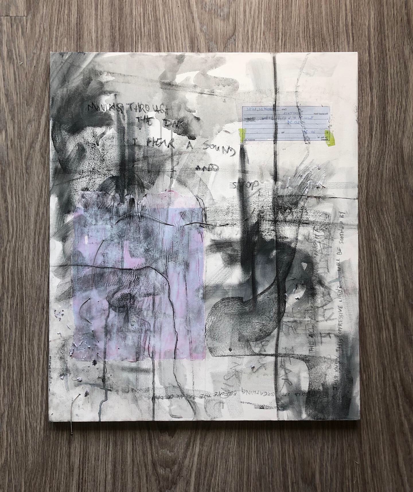 I-Hear-A-Sound-And-Stop, Z. LeBrun, collage, 2021