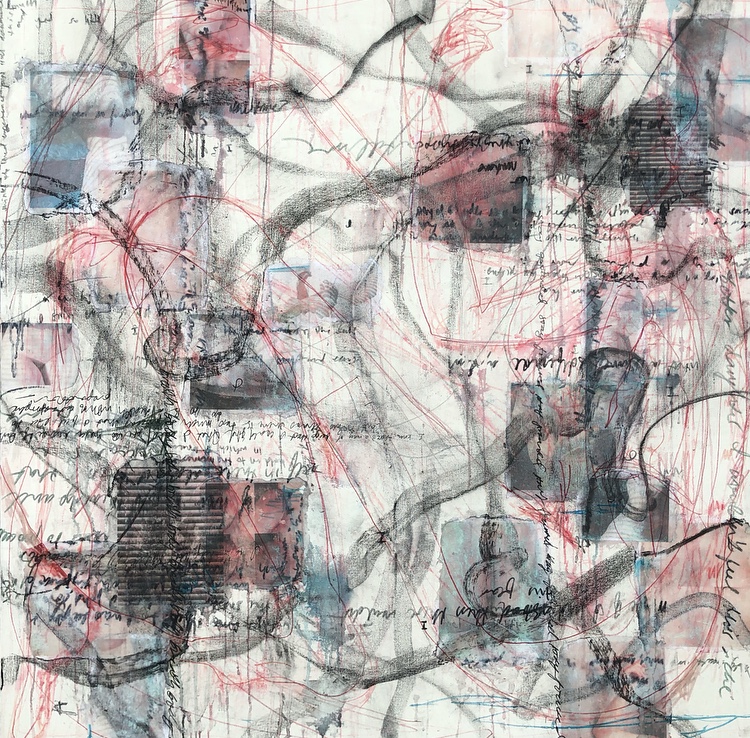 December-2017, Z. LeBrun, collage, 2021