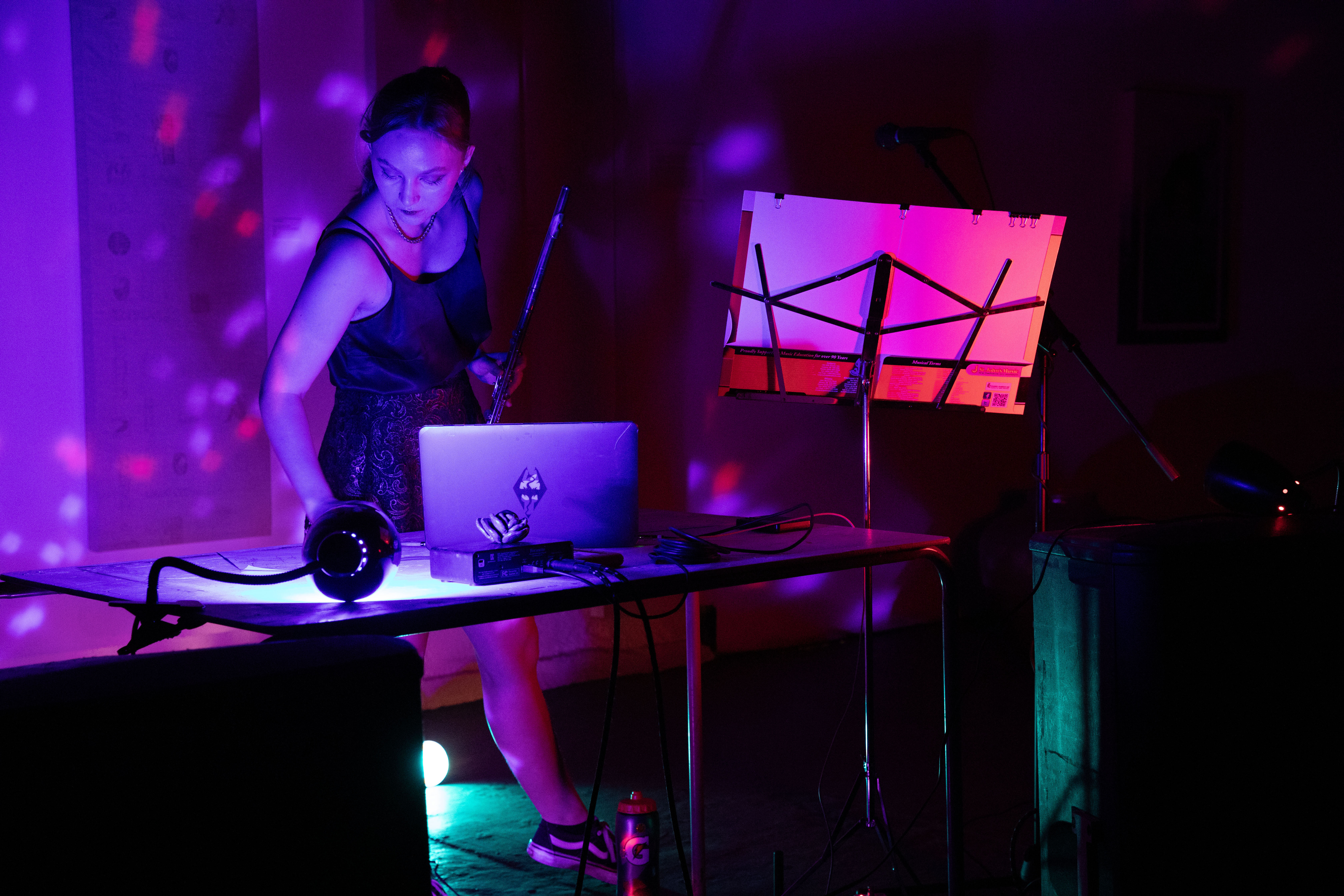 Meditations on June, Z.LeBrun, performance photo by Huimin (Daisy) Wu, 2023