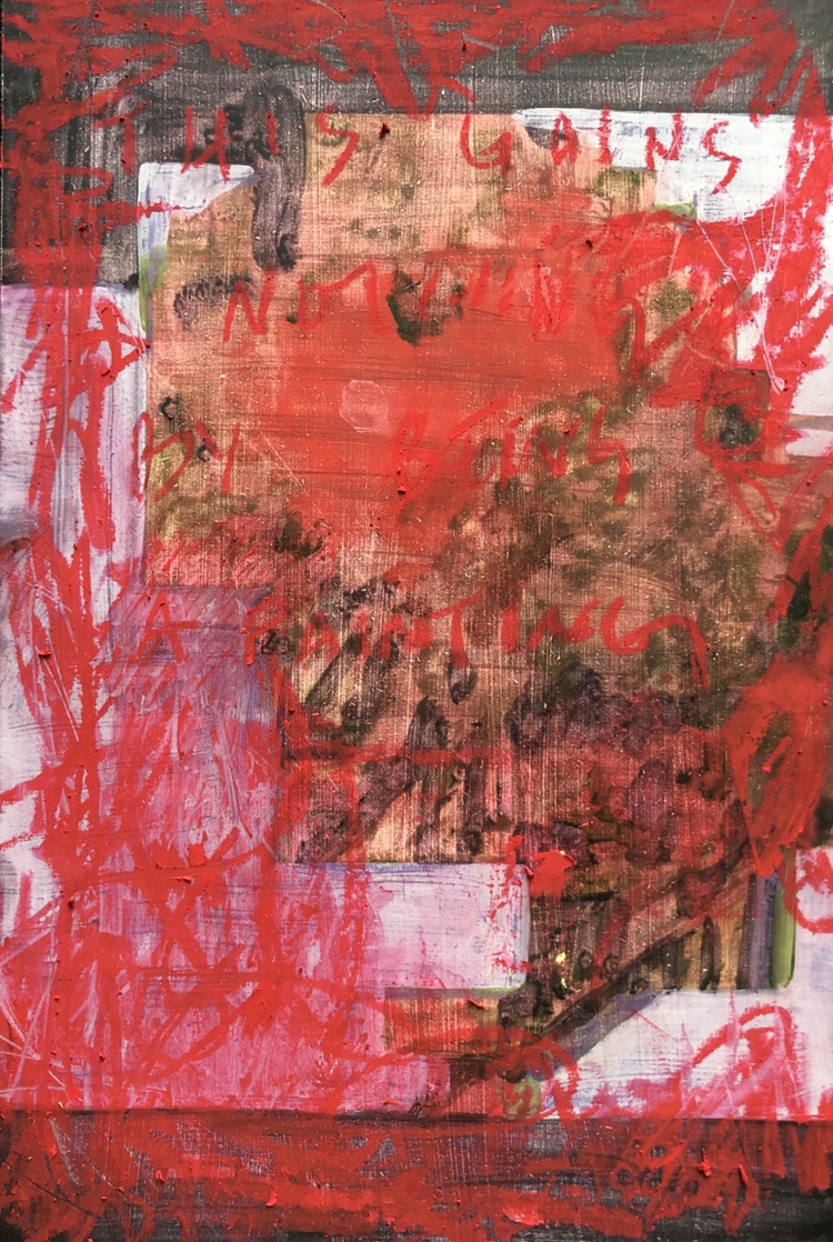 This-gains-nothing-by-being-a-painting, Z. LeBrun, painting, 2021